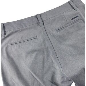 Bonobos Golf Performance Pants Straight Men's 30x34 Gray Flat Front